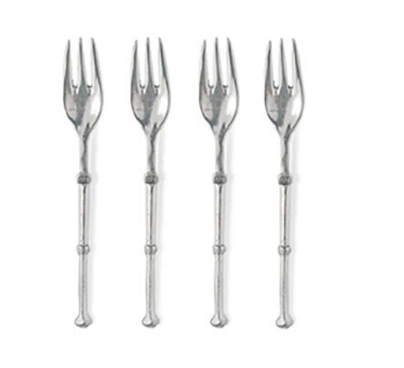 Arte Italica Tavola Appetizer Fork Set of 4 with Pouch TAV3613