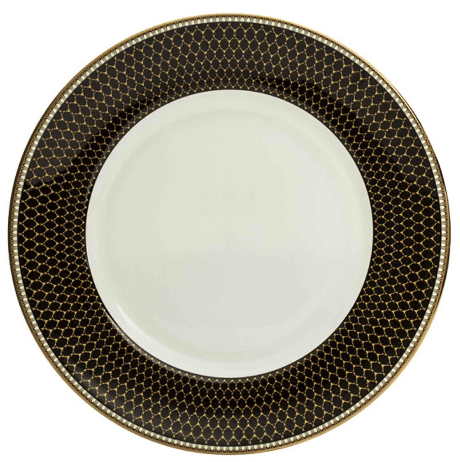 Halcyon Days Gordon Castle Antler Trellis Black Gold 13 Inch Charger Plate BCGAT0213PG, MPN: BCGAT0…
