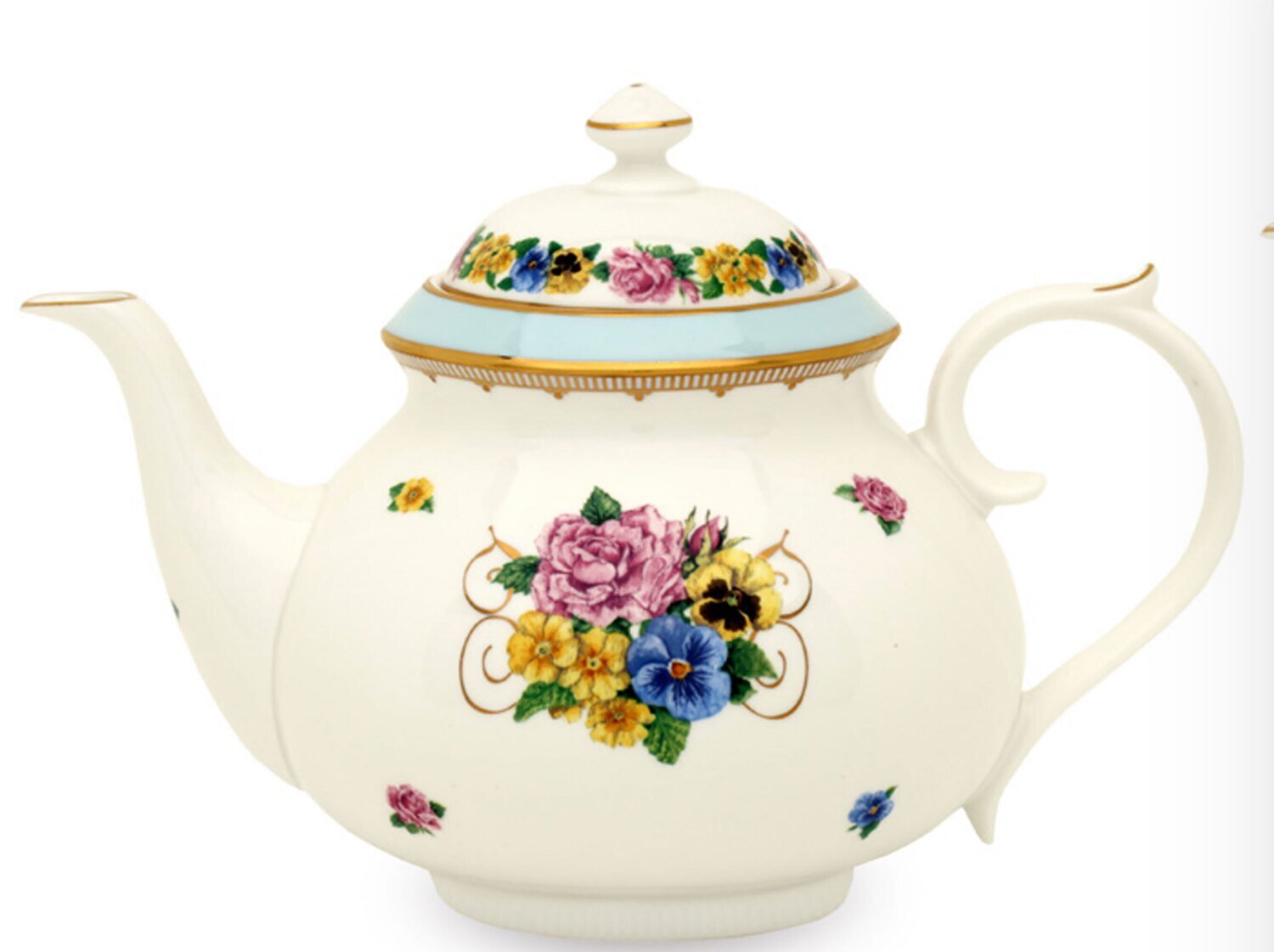 Halcyon Days CoM Shell Garden Early Morning Tea Pot BCCSG12EMTG, MPN: BCCSG12EMTG,