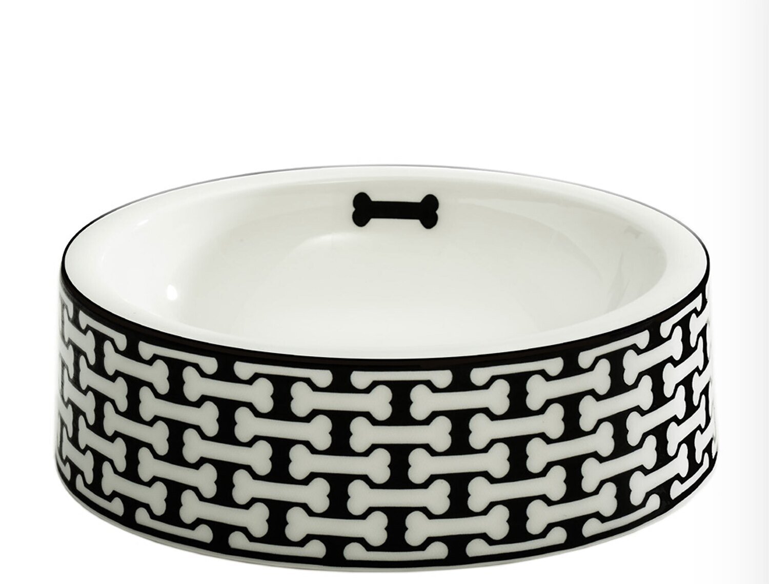 Halcyon Days Bone Trellis Black Small Bowl BCBTR01DBSN, MPN: BCBTR01DBSN,