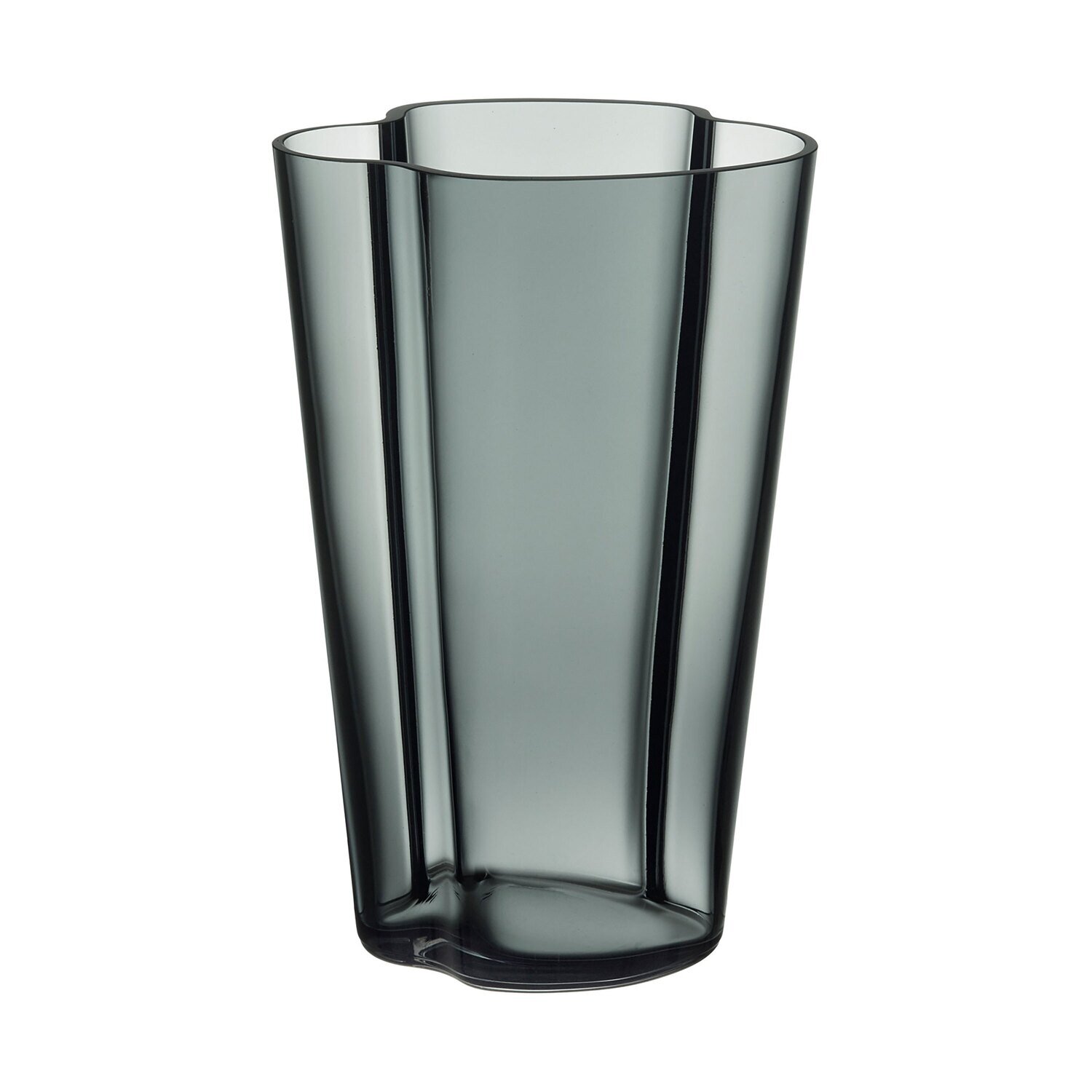 iittala Aalto Vase 8.75 Inch Dark Grey