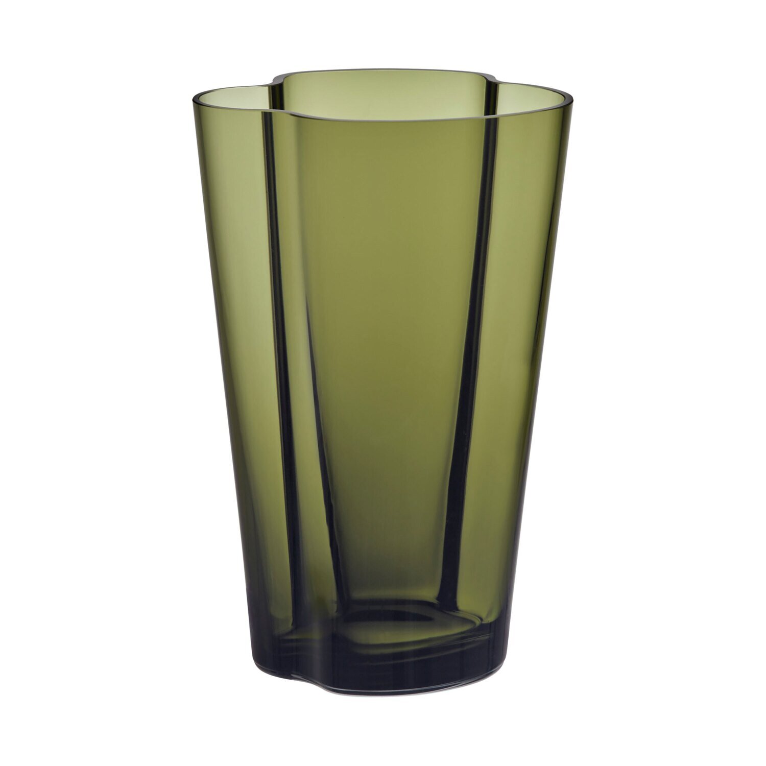 iittala Aalto Vase 8.75 Inch Moss Green, MPN: 1025669, 6411923660747