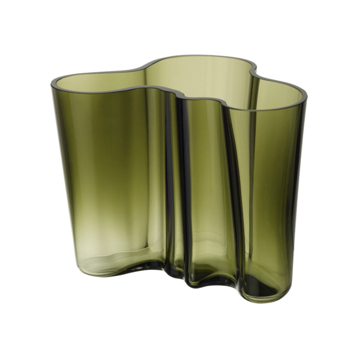 iittala Aalto Vase 6.25 Inch Moss Green