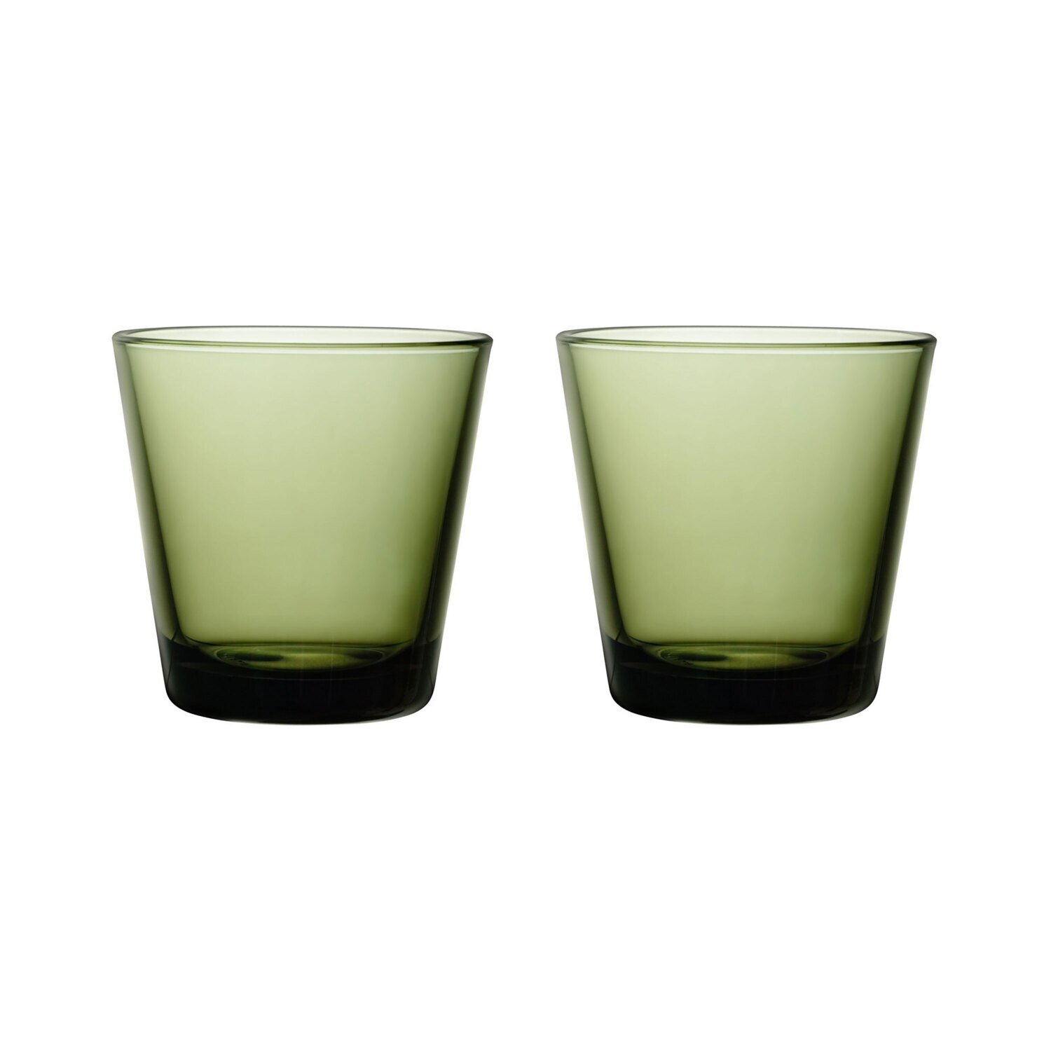 iittala Kartio Tumbler Set of 2 7 oz. Moss Green, MPN: 1025710, 6411929507015