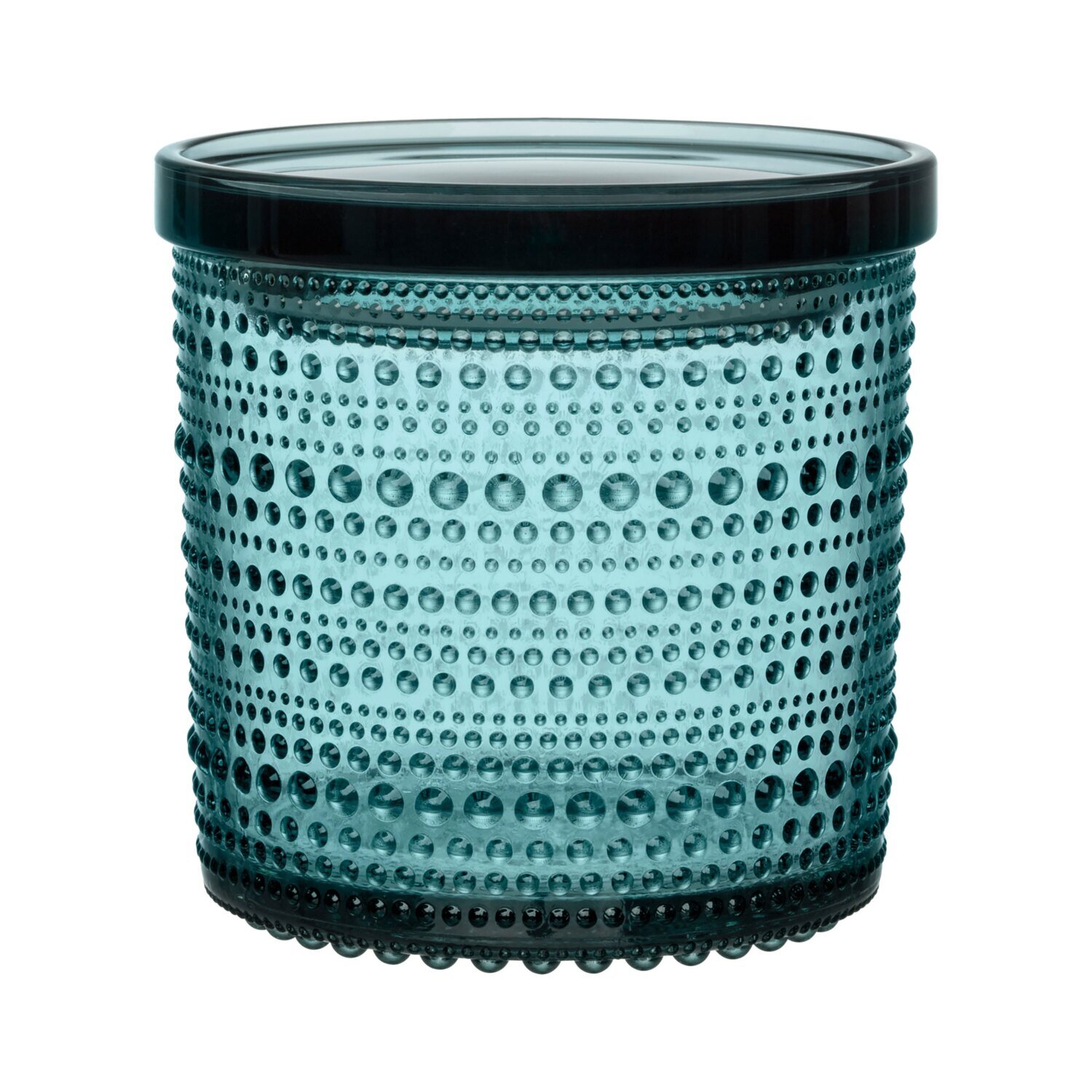 iittala Kastehelmi Jar 4.5 x 4.5 Inch Sea Blue, MPN: 1026962, 6411923664141