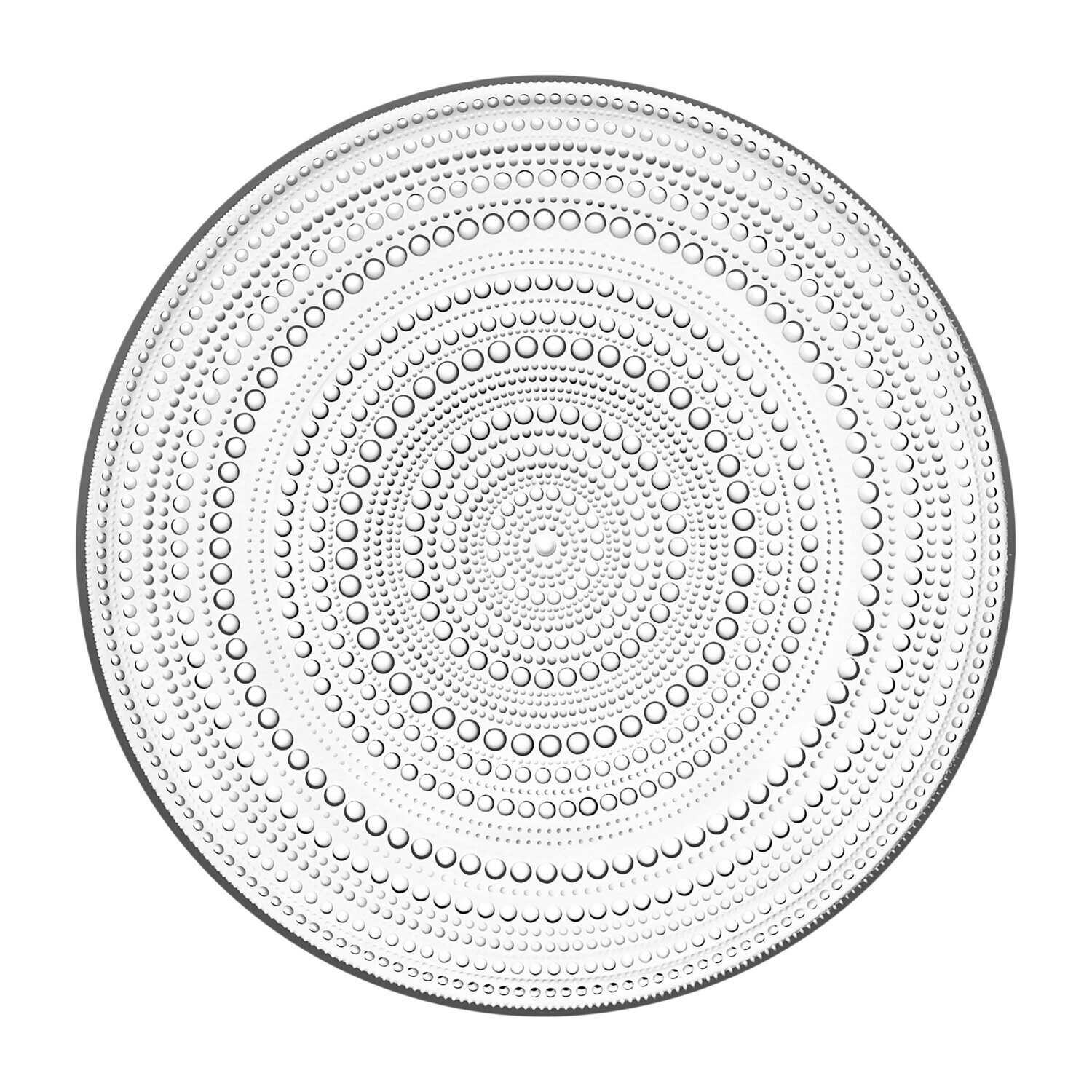 iittala Kastehelmi Large Plate 12.25 Inch Clear, MPN: 1007340, 6411920055478