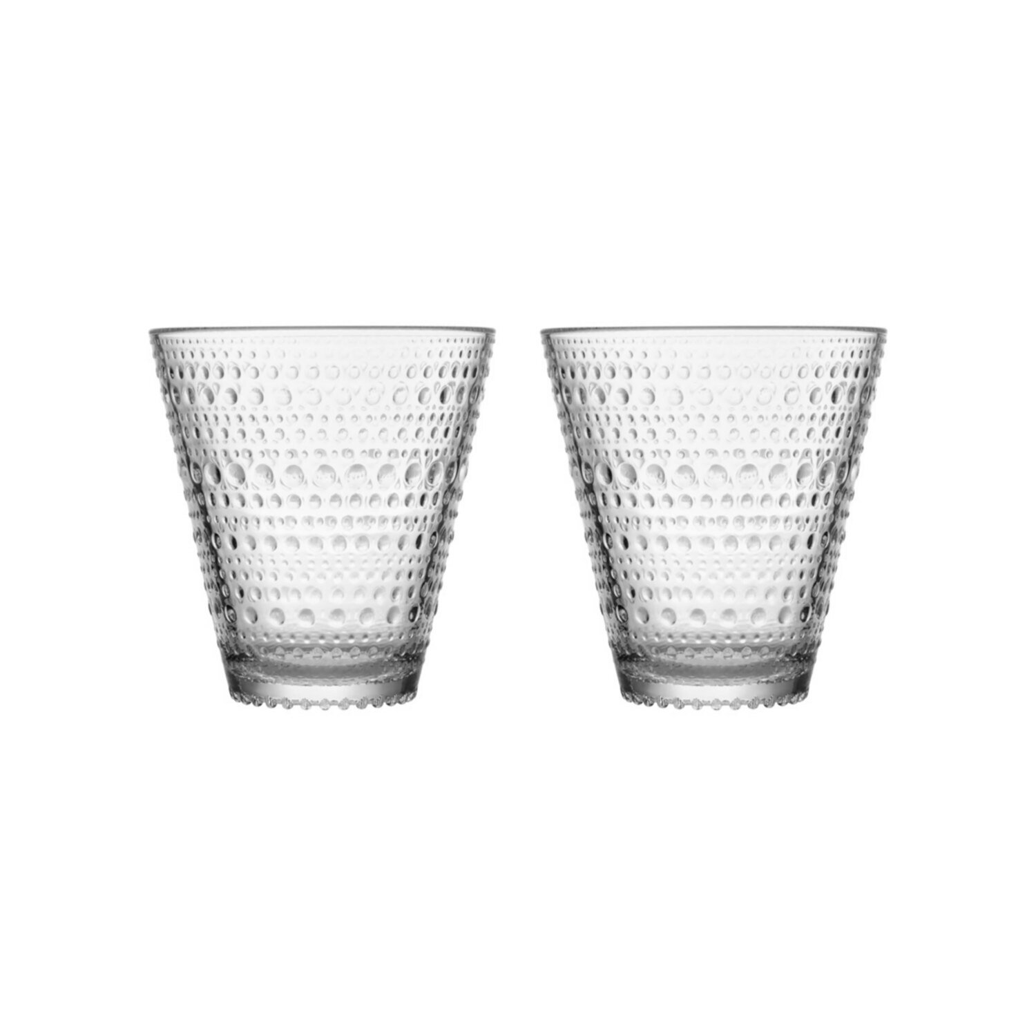 iittala Kastehelmi Tumbler 10 oz. Clear Set of 2, MPN: 1018763, 6411923654241