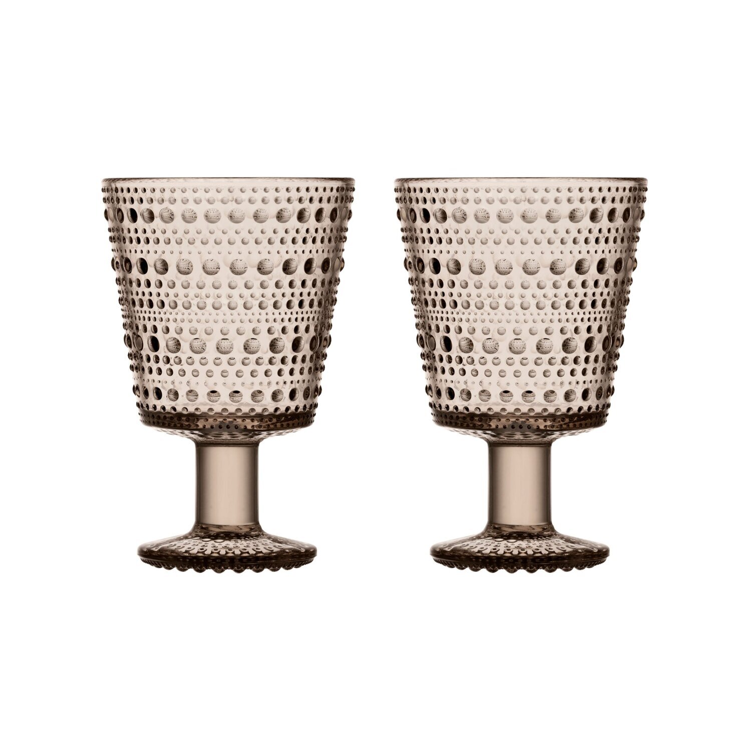 iittala Kastehelmi Universal Glass 8.75 oz. Linen Set of 2, MPN: 1051136, 6411923667029
