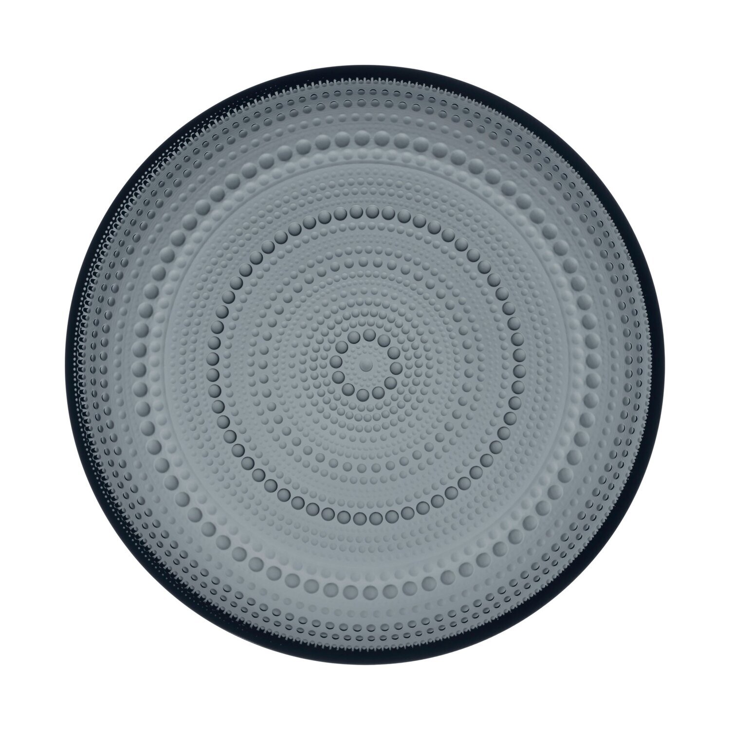iittala Kastehelmi Medium Plate 9.75 Inch Dark Grey, MPN: 1057144, 6411923670708