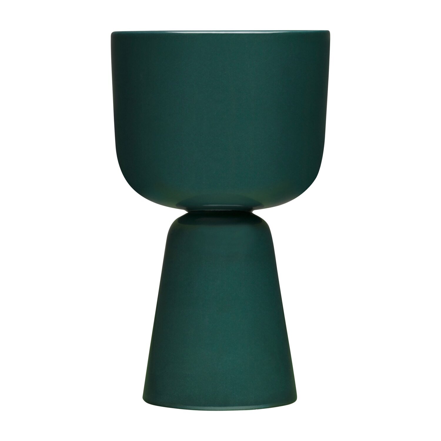 iittala Nappula Plant Pot 10.25 Inch x 6 Inch Dark Green, MPN: 1051521, 6411923667586