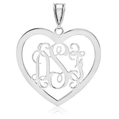 Monogram Pendant 0.18 Gauge Sterling Silver XNA497SS, MPN: XNA497SS, 883957973487