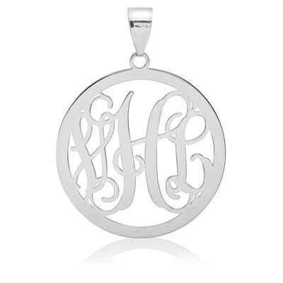 Monogram Pendant .013 Gauge 14k White Gold XNA499W, MPN: XNA499W, 886774554310