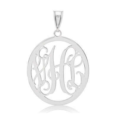 Monogram Pendant 0.18 Gauge Sterling Silver XNA498SS, MPN: XNA498SS, 883957973548