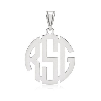 Monogram Pendant 0.18 Gauge Sterling Silver XNA501SS, MPN: XNA501SS, 883957973661