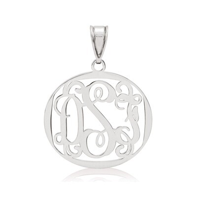 Monogram Pendant 0.18 Gauge Sterling Silver XNA500SS, MPN: XNA500SS, 883957973609