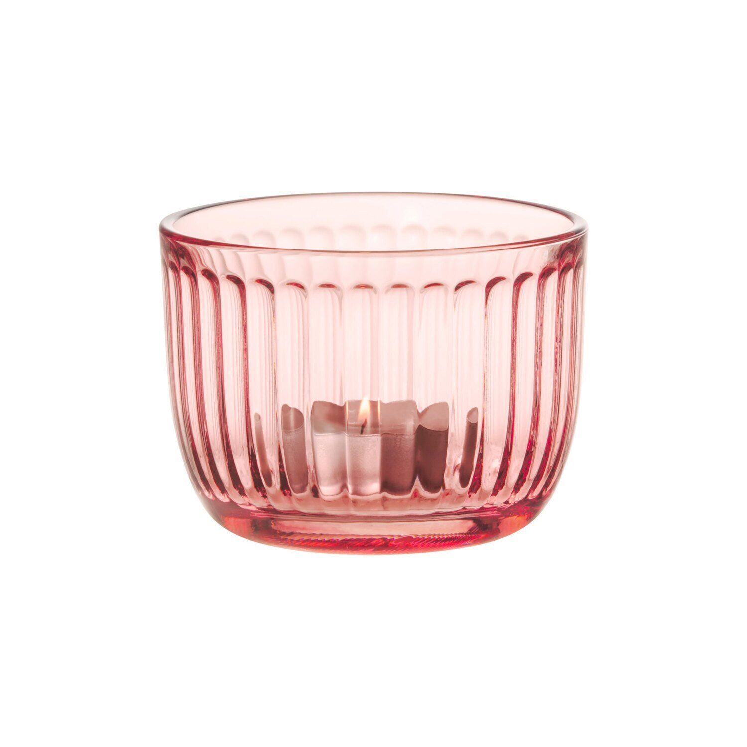 iittala Raami Tealight Candleholder Salmon Pink 3.5 Inch, MPN: 1026954, 6411923664370