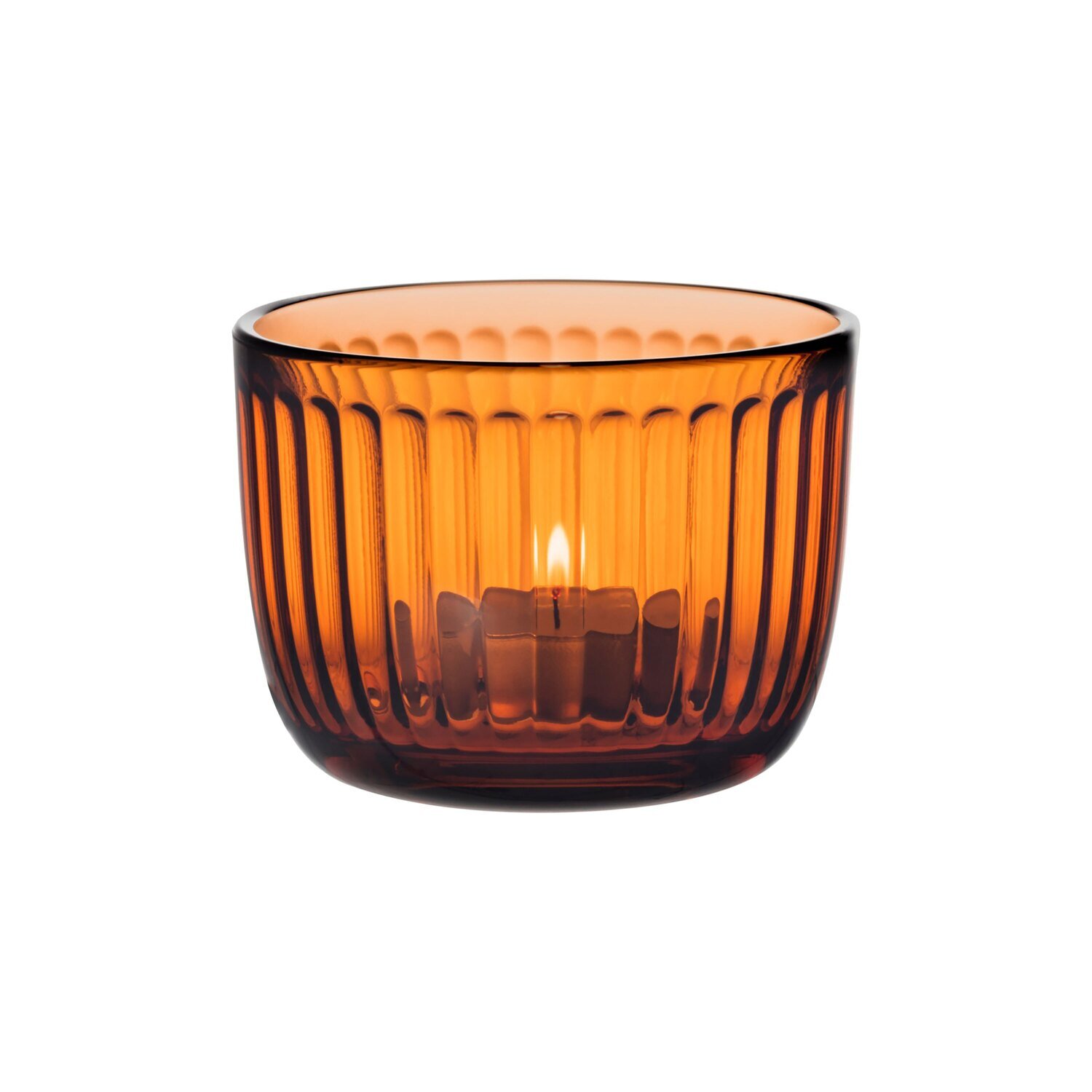 iittala Raami Tealight Candleholder Seville-Orange 3.5 Inch