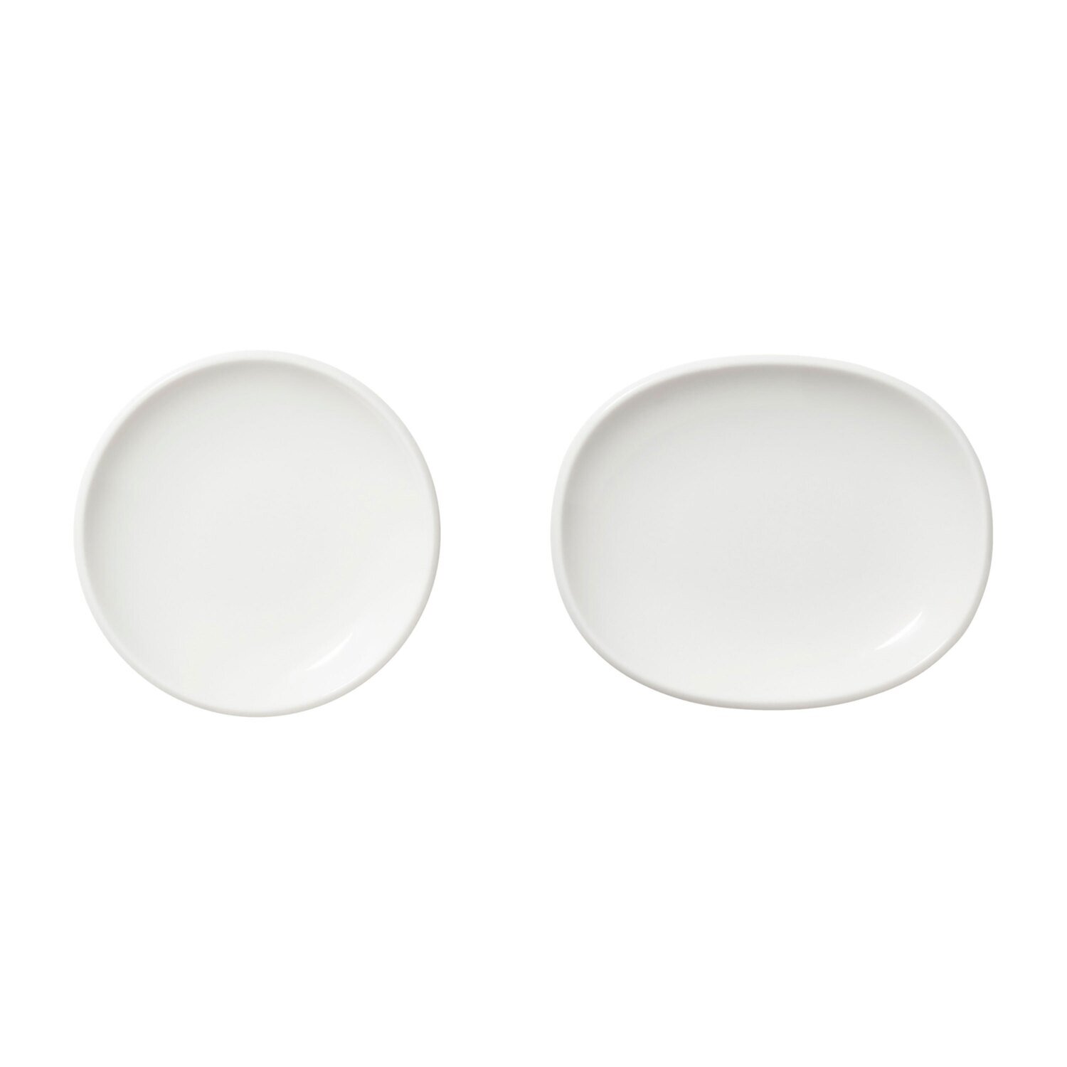 iittala Raami Small Plate White Set of 2 4.5 Inch &amp; 5.5 Inch, MPN: 1055130, 6411923668866