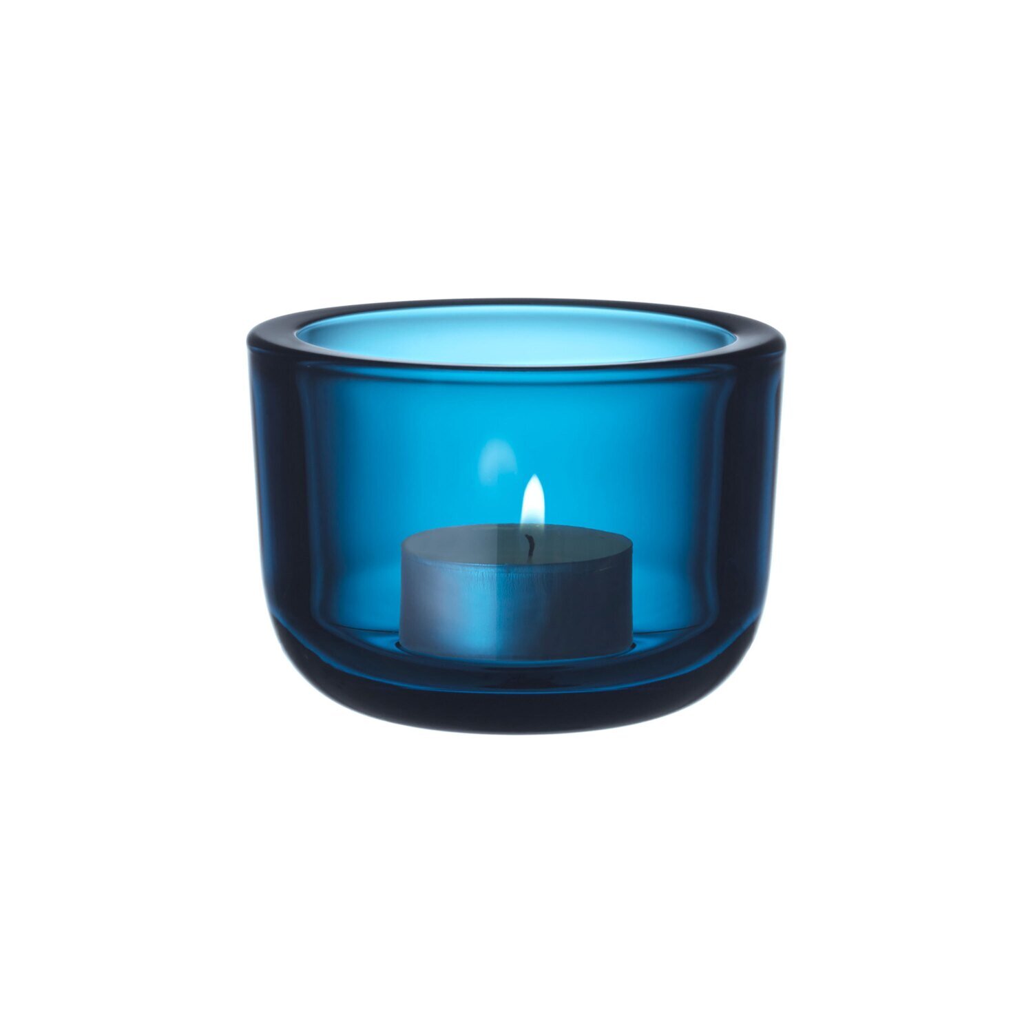 iittala Valkea Tealight Candleholder 2.25 Inch Turquoise