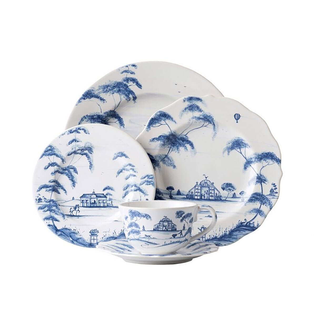 Juliska Country Estate Delft Blue 5 Piece Place Setting CE29/44, MPN: CE29/44, 814057017634