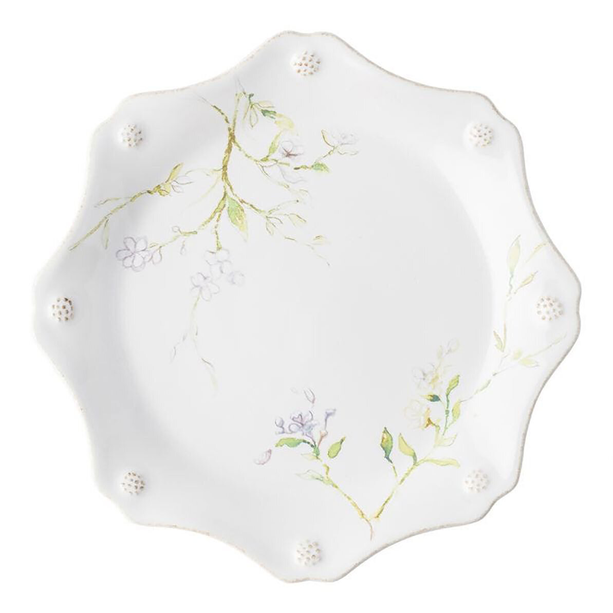 Juliska Berry &amp; Thread Floral Sketch Jasmine Dessert Salad Plate FB02C/88, MPN: FB02C/88, 810034830…