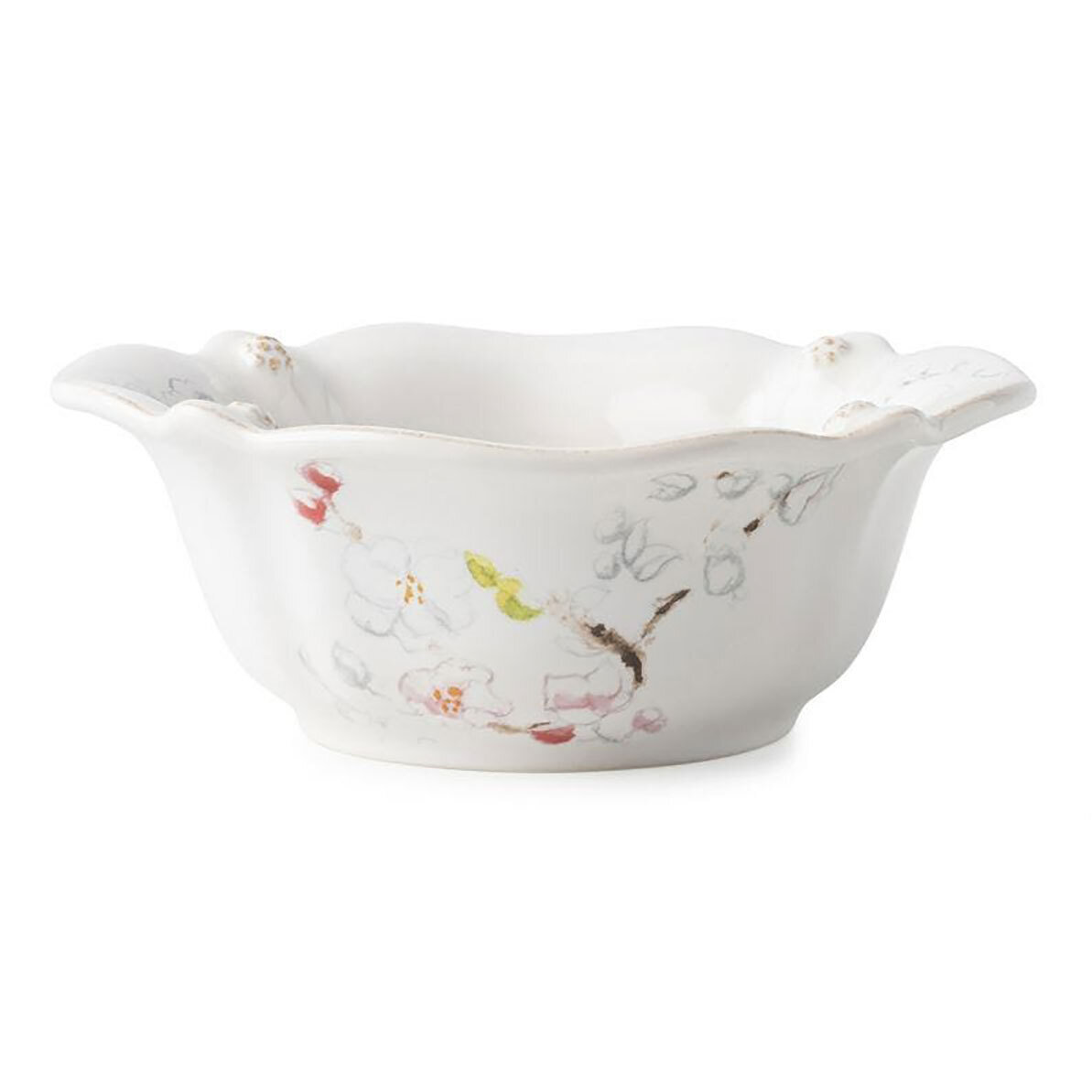 Juliska Berry &amp; Thread Floral Sketch Cherry Blossom Cereal Ice Cream Bowl FB07B/88, MPN: FB07B/88, …