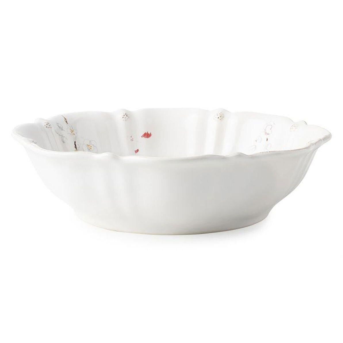 Juliska Berry &amp; Thread Floral Sketch Cherry Blossom 13 Inch Serving Bowl FB11XB/88, MPN: FB11XB/88,…
