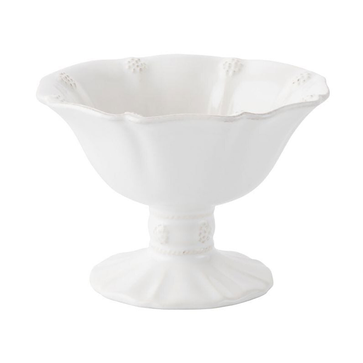 Juliska Berry &amp; Thread Whitewash 5.5 Inch Footed Compote JA36/W, MPN: JA36/W, 879742002982