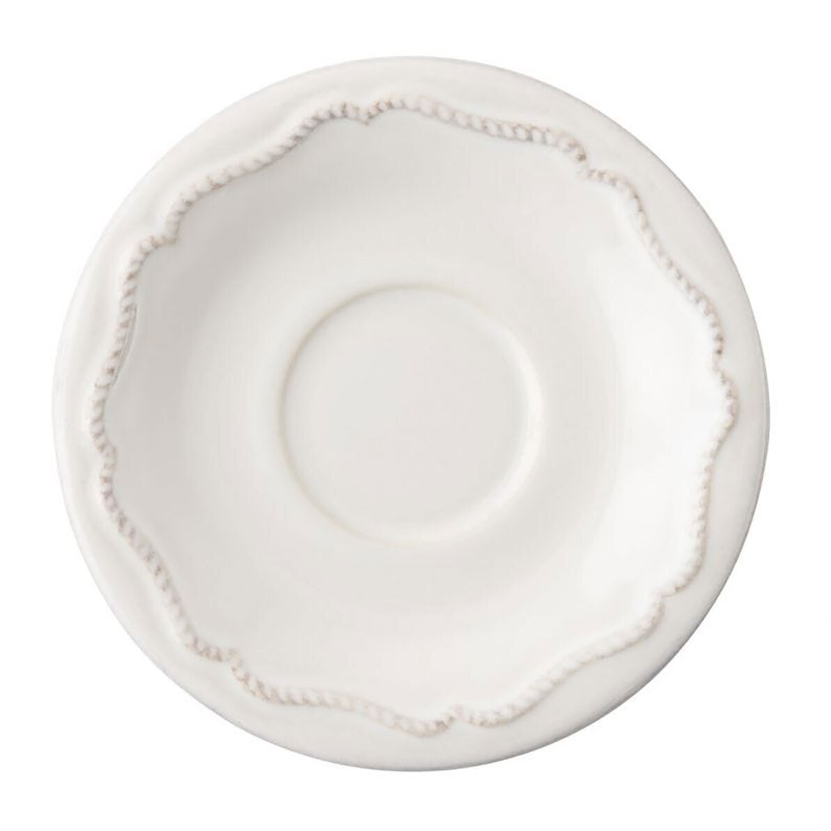 Juliska Berry &amp; Thread Whitewash Demitasse Saucer JA49/W, MPN: JA49/W, 182222000294