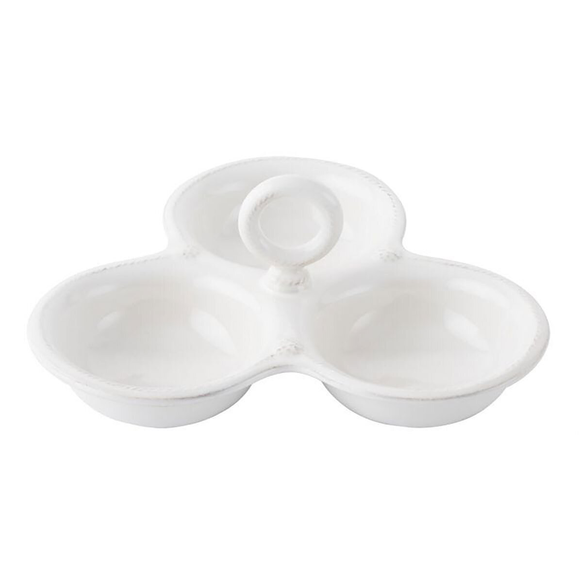 Juliska Berry &amp; Thread Whitewash Triple Bowl Server JA58/W, MPN: JA58/W, 814057013889