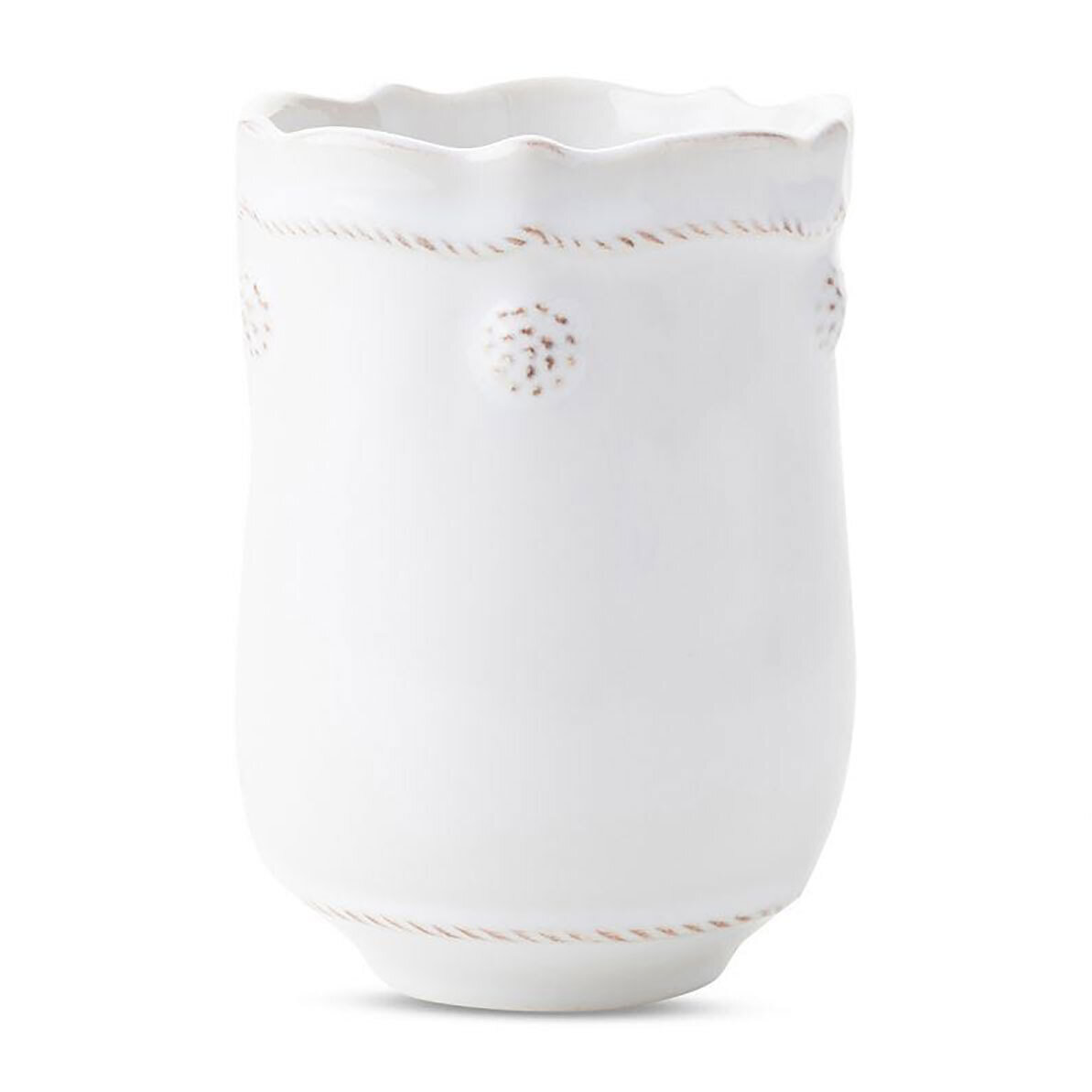 Juliska Berry &amp; Thread Whitewash Brush Cup JAV06/W, MPN: JAV06/W, 810034834287