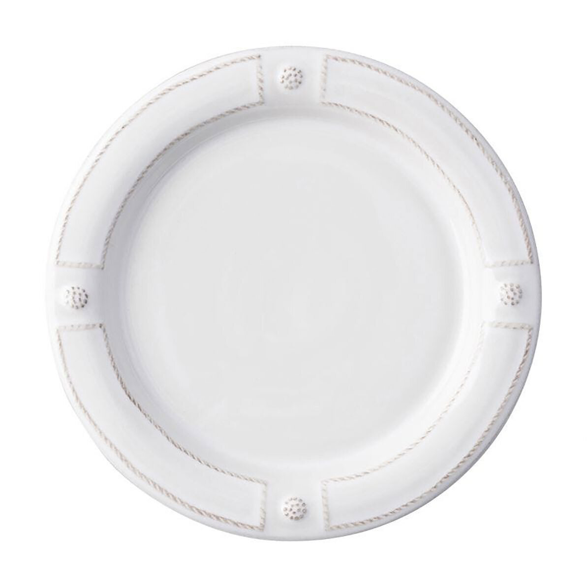 Juliska Berry &amp; Thread French Panel Whitewash Dinner Plate JB01/W, MPN: JB01/W, 815261020151