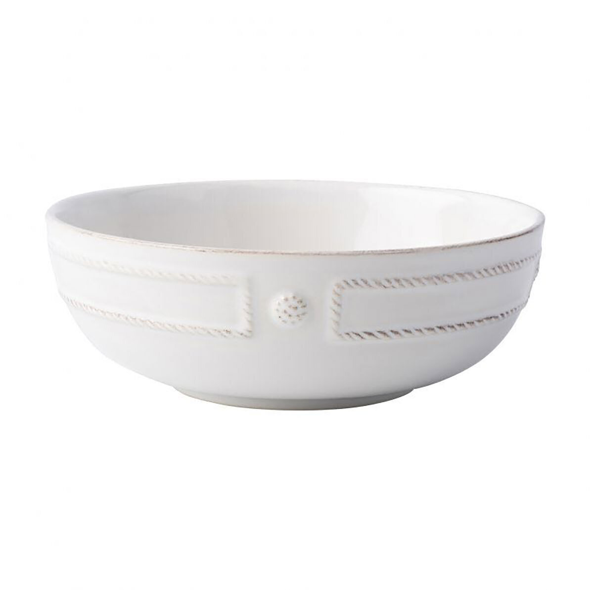 Juliska Berry &amp; Thread French Panel Whitewash Coupe Pasta Bowl JB08/W, MPN: JB08/W, 815261022438