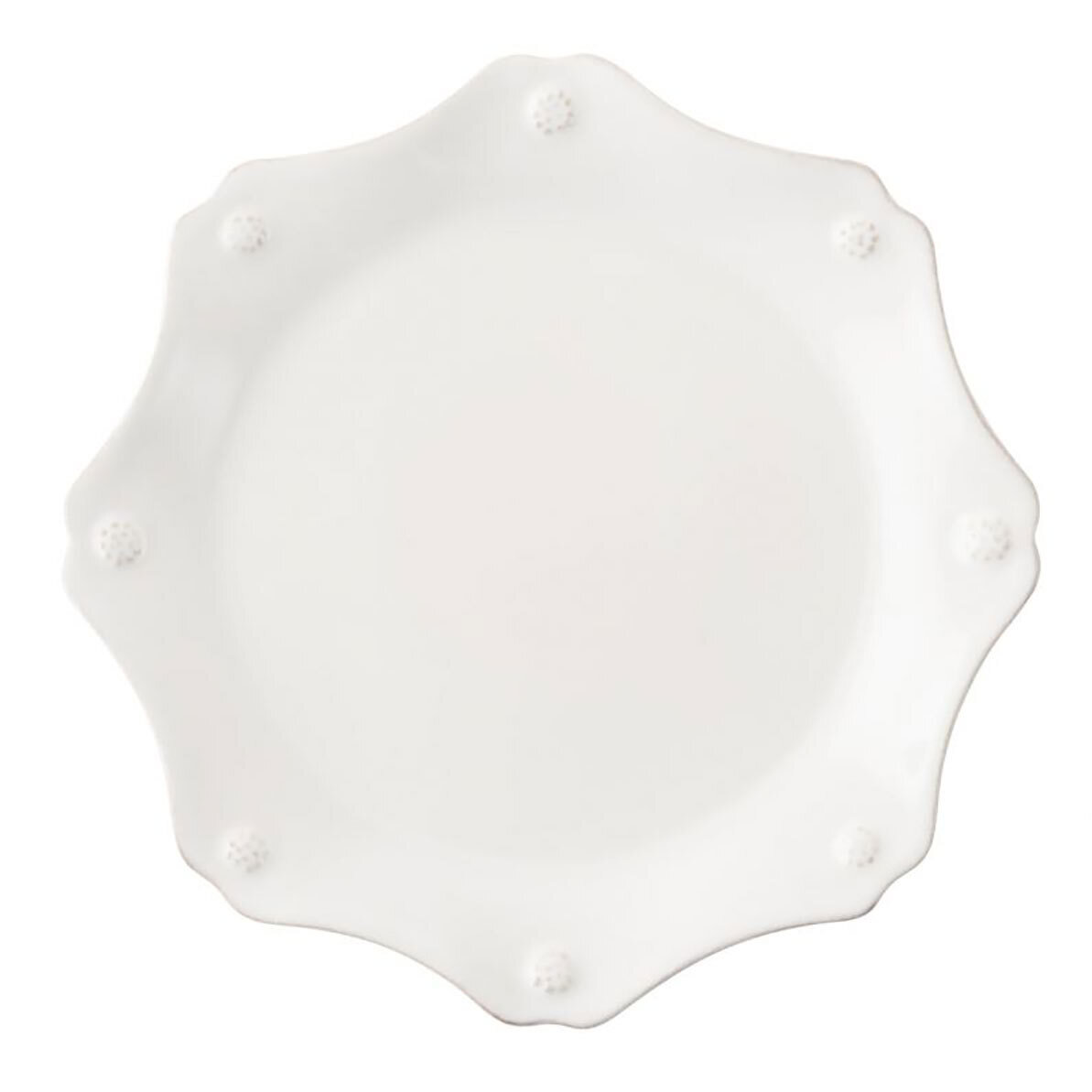 Juliska Berry &amp; Thread Whitewash Scallop Dessert Salad Plate JDSS/W, MPN: JDSS/W, 182222000157