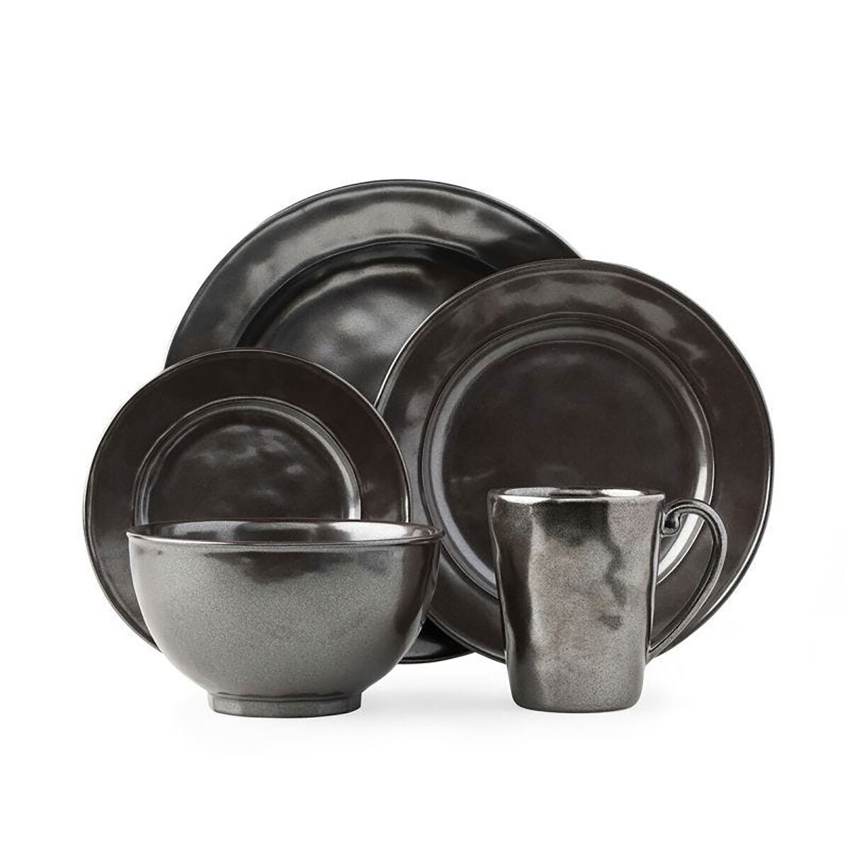 Juliska Pewter Round 5 Piece Place Setting KP5X/91, MPN: KP5X/91, 810034831828