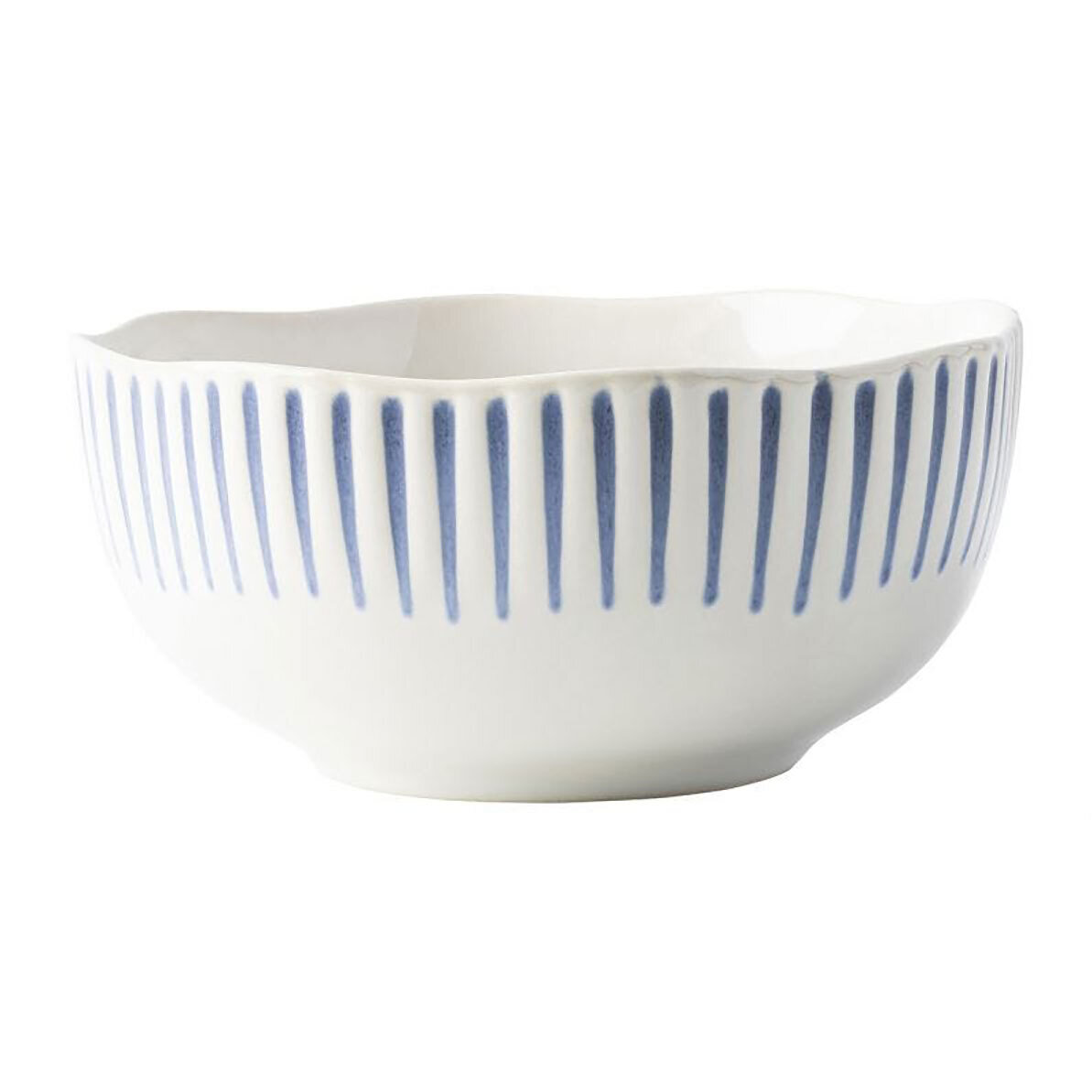 Juliska Sitio Stripe Indigo Cereal Ice Cream Bowl KW07/046, MPN: KW07/046, 810882033696