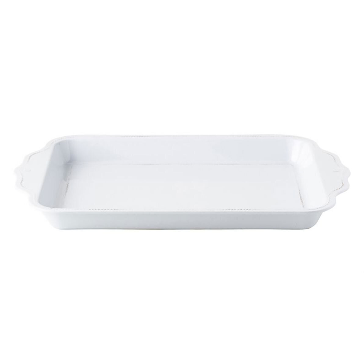 Juliska Berry & Thread Whitewash Melamine 24 Inch Handled Tray MA07/100