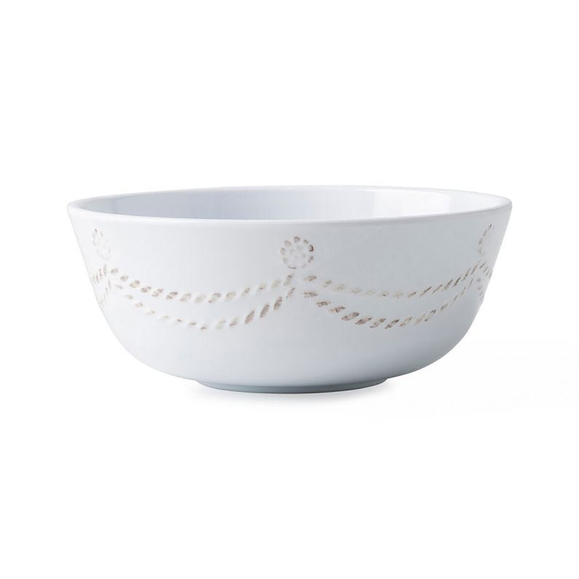 Juliska Berry &amp; Thread Whitewash Melamine Cereal Ice Cream Bowl MA09/100