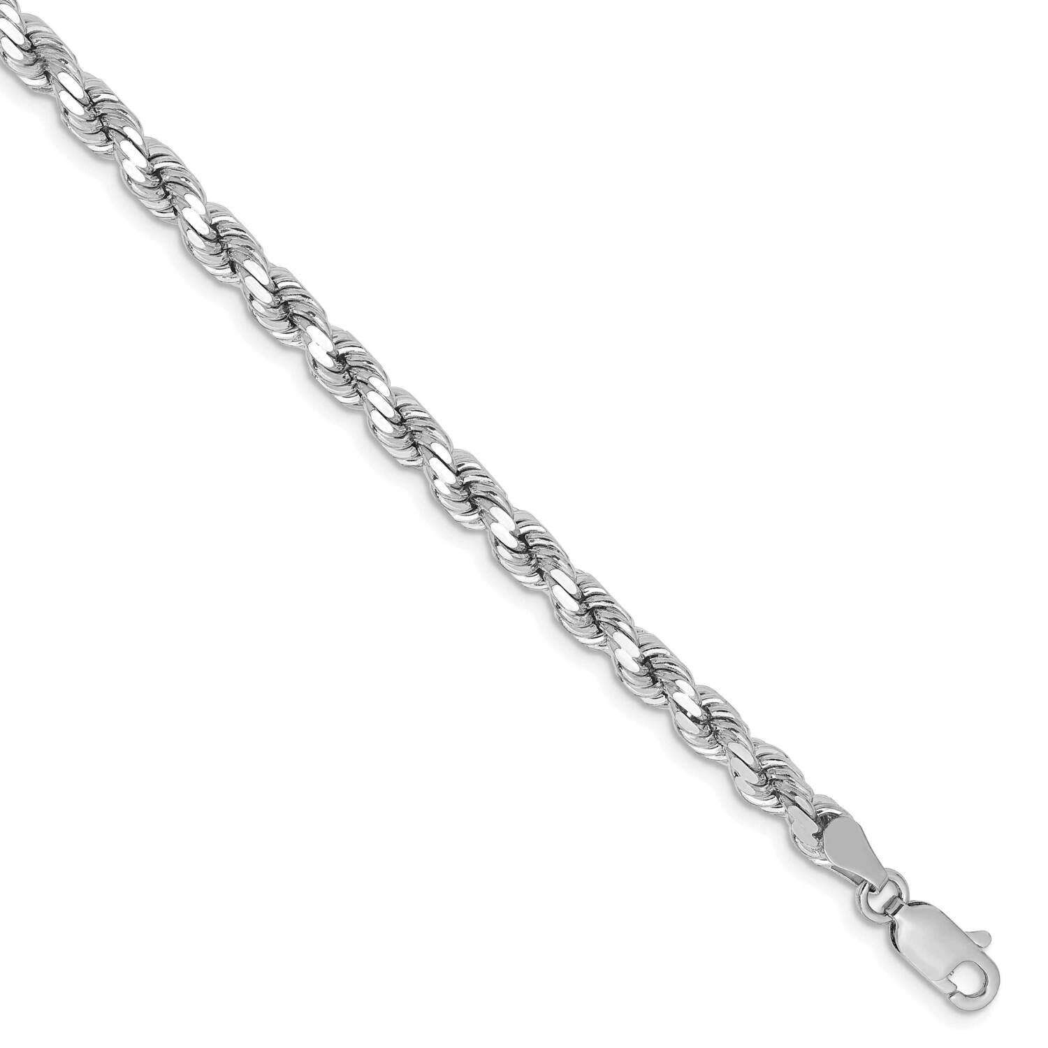 4.25mm Diamond-Cut Rope with Lobster Clasp Chain 7 Inch 14k White Gold 033W-7, MPN: 033W-7, 8839571…