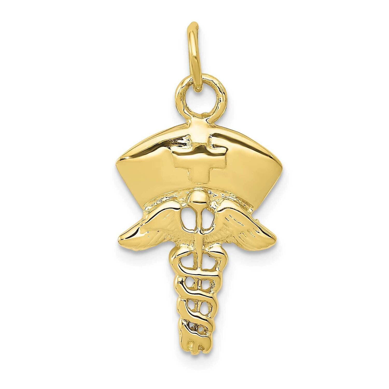 Nurse Symbol Charm 10k Gold 10A1602, MPN: 10A1602,