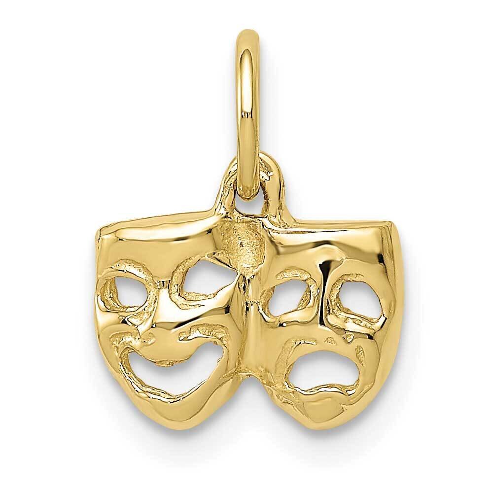 Comedy Tragedy Charm 10k Gold 10A4855, MPN: 10A4855,
