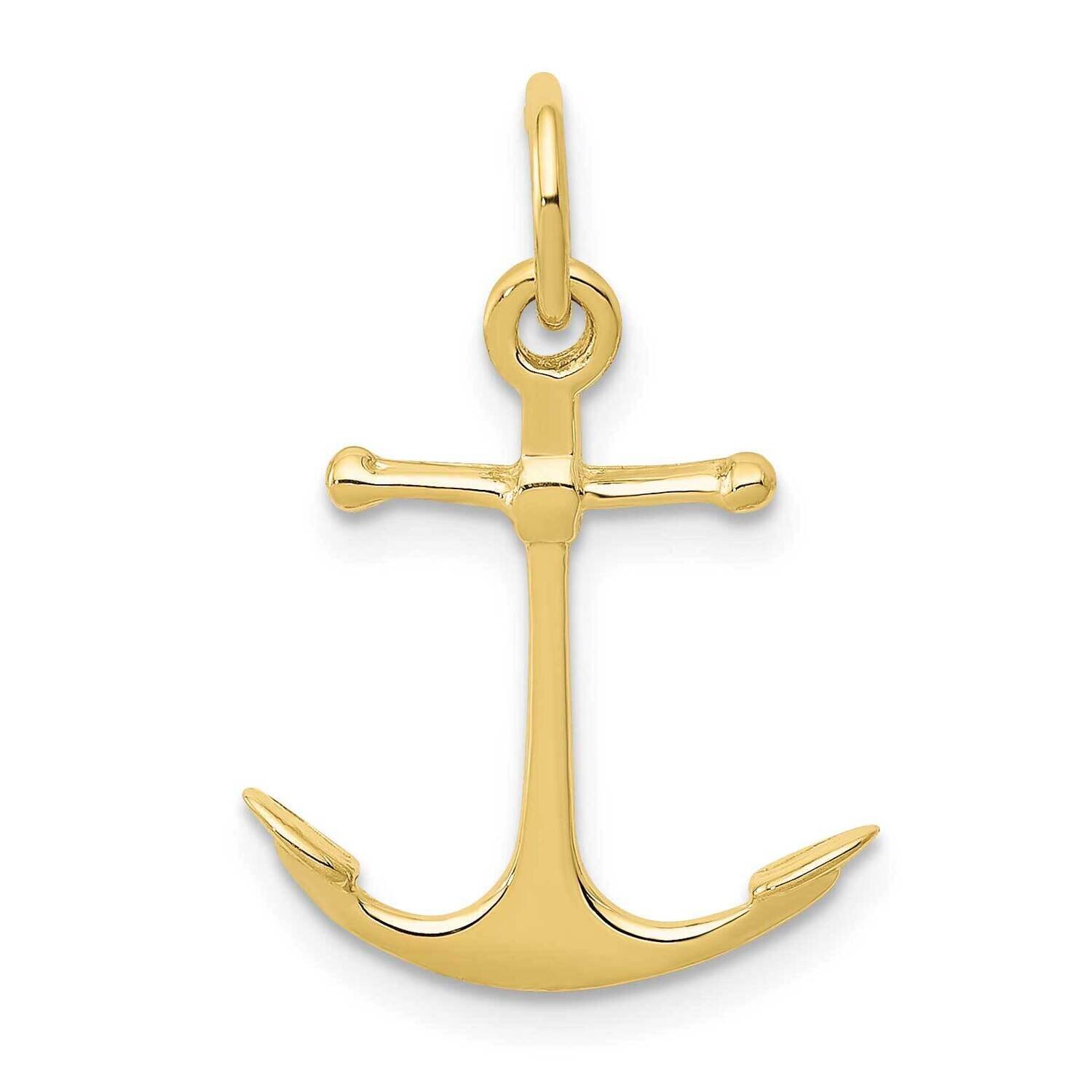 Anchor Charm 10k Gold 10A5059