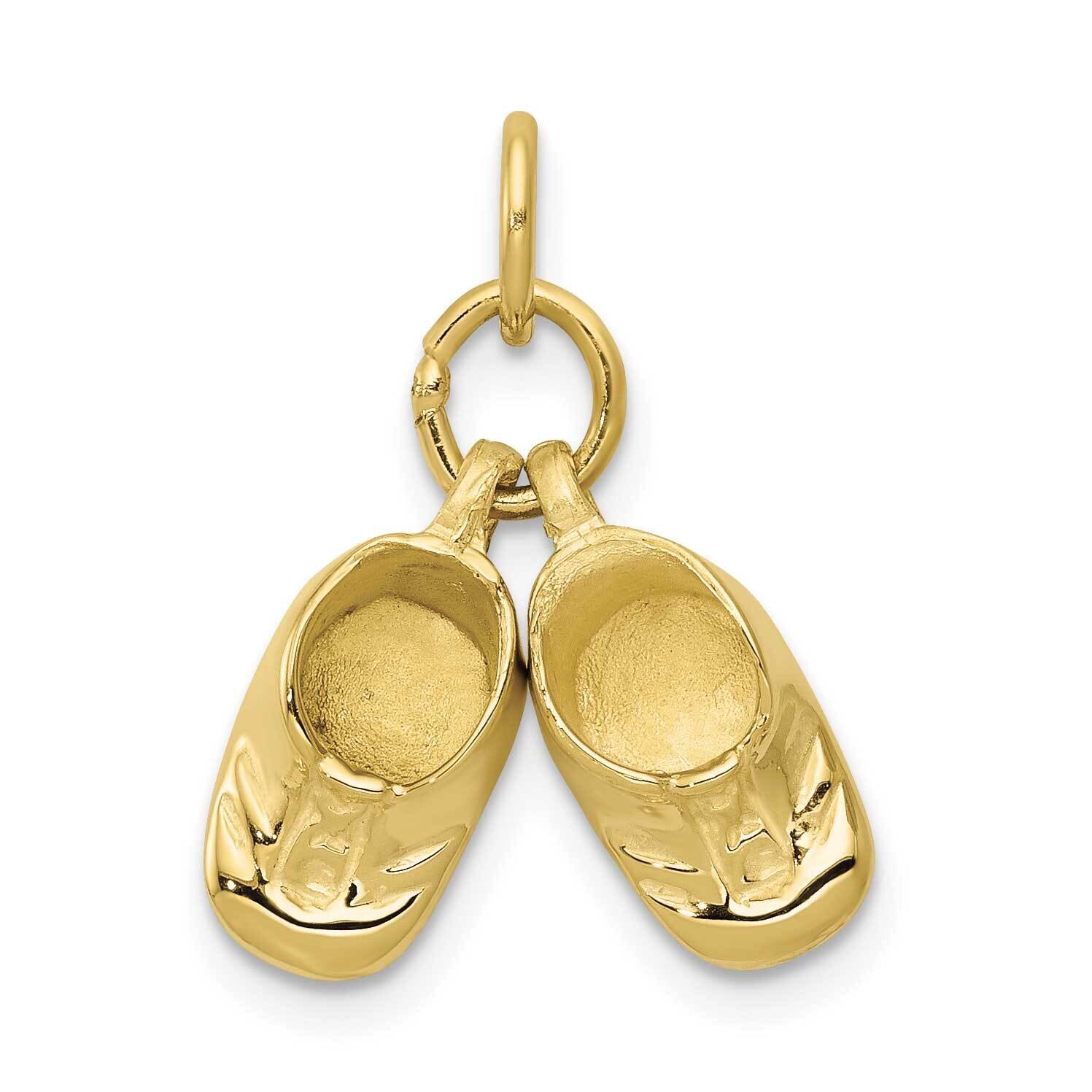 Baby Shoes Charm 10k Gold Polished 10A9281, MPN: 10A9281,