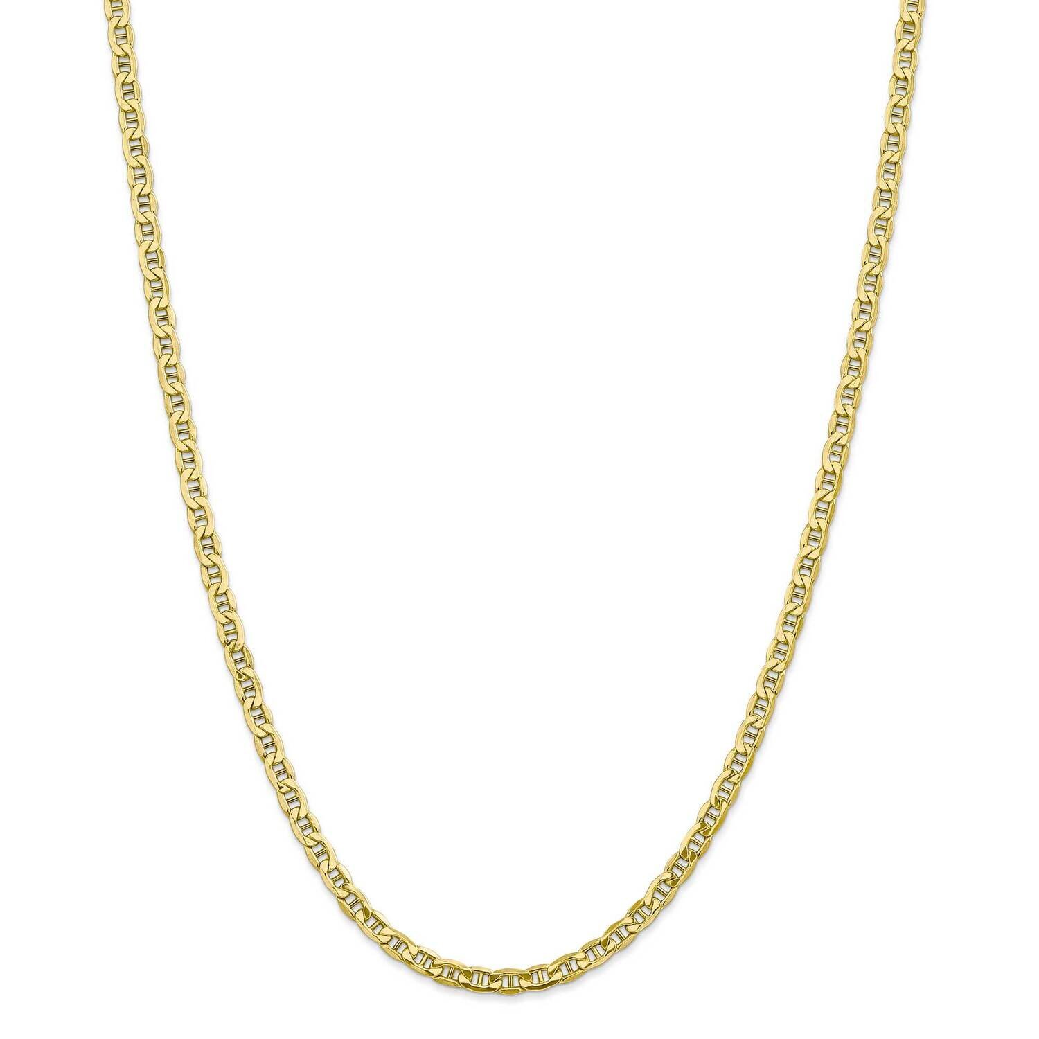 4mm Semi-Solid Anchor Chain 22 Inch 10k Gold 10BC100-22, MPN: 10BC100-22, 191101730948