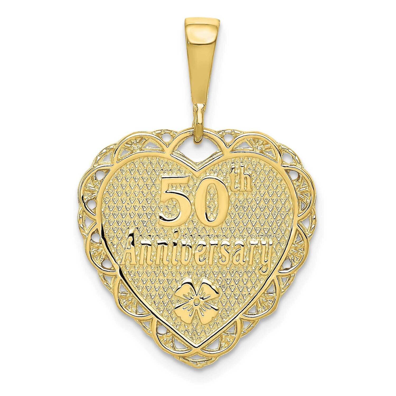 50Th Anniversary Charm 10k Gold 10C1673, MPN: 10C1673, 883957994758