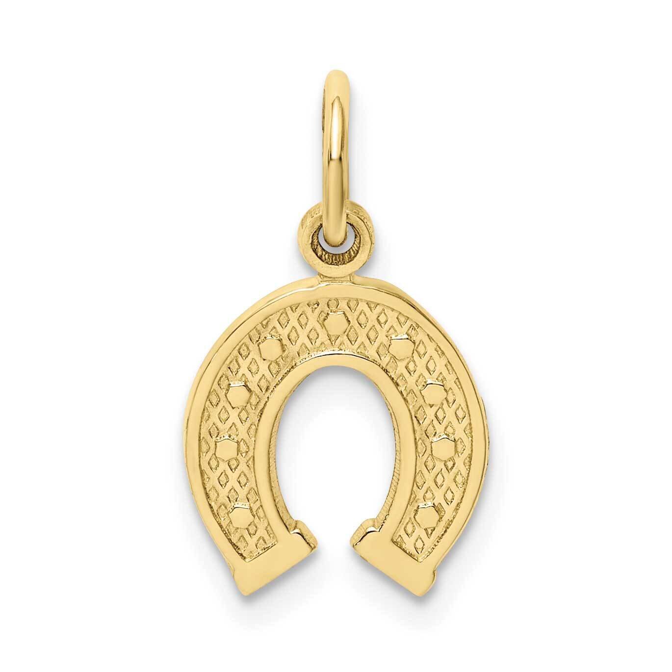 Horseshoe Charm 10k Gold 10C1738, MPN: 10C1738,