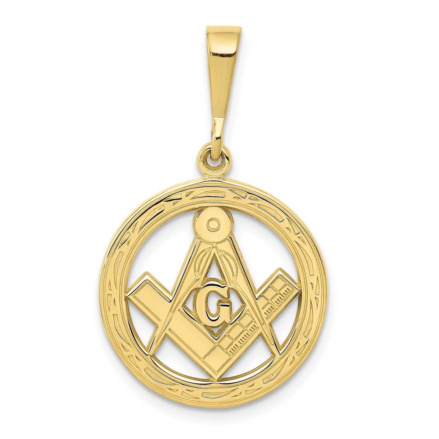 Masonic Pendant 10k Gold 10C1783, MPN: 10C1783, 191101085000