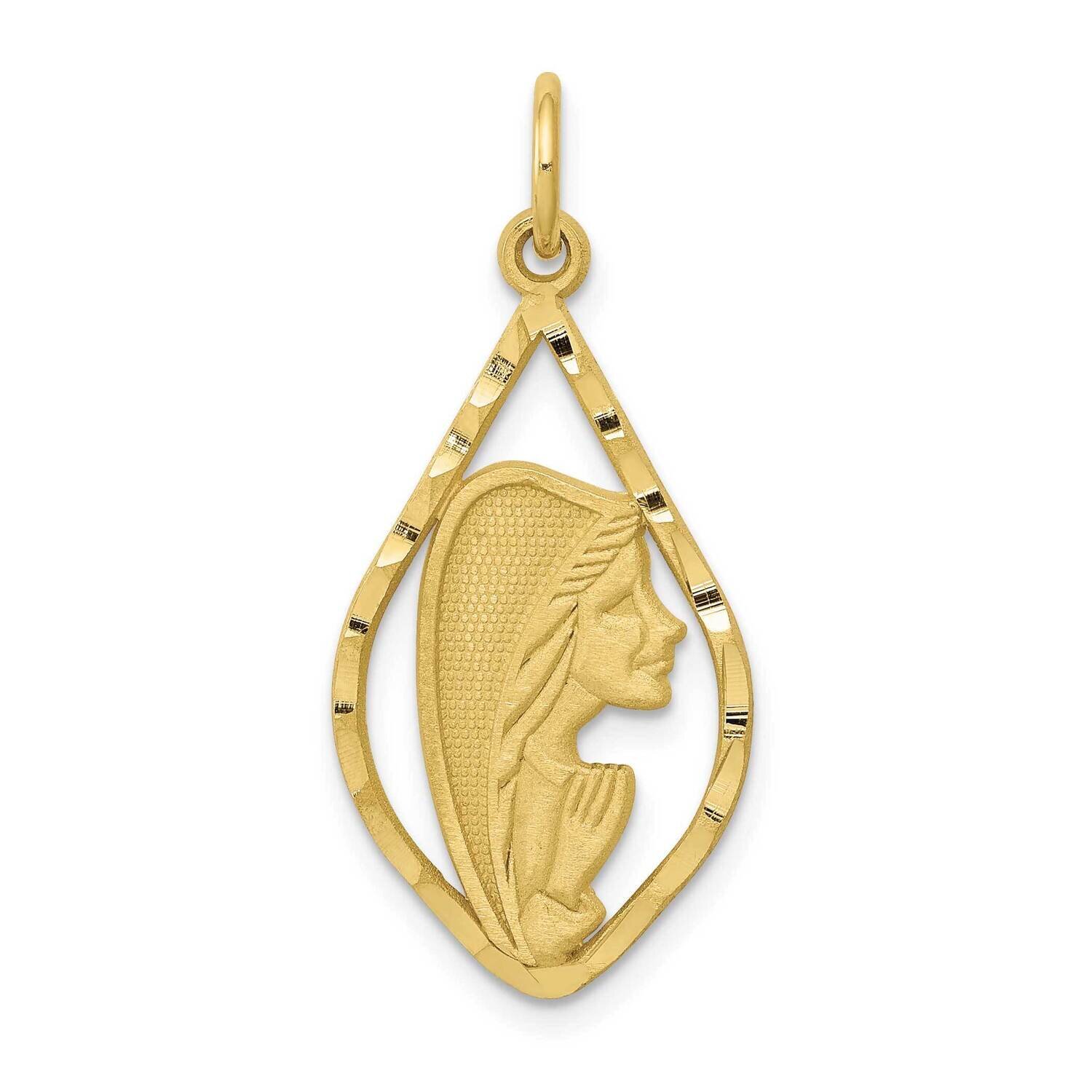 Blessed Mary Charm 10k Gold 10C1919