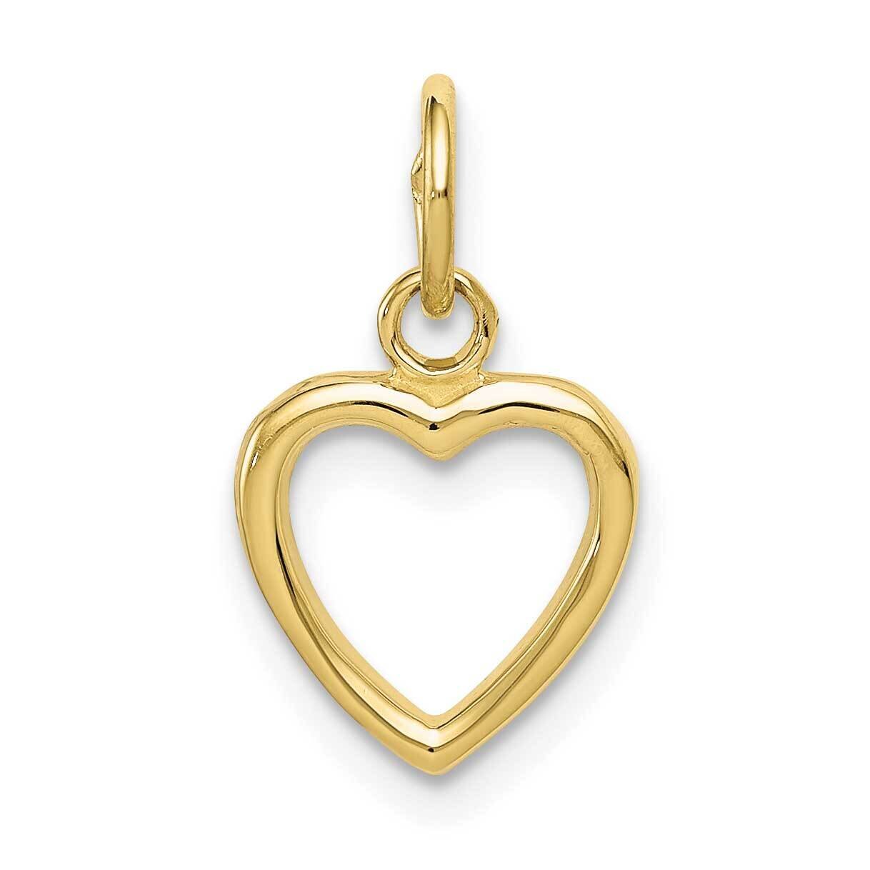 Cut-Out Heart Pendant 10k Gold Polished 10C2152, MPN: 10C2152,