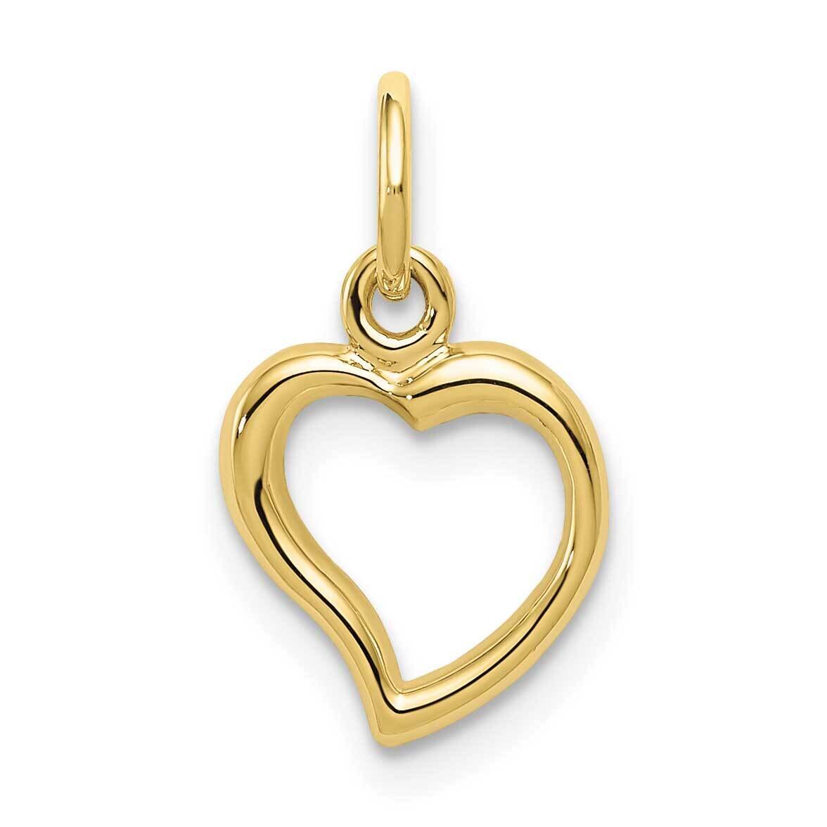 Heart Pendant 10k Gold Polished 10C2153, MPN: 10C2153,